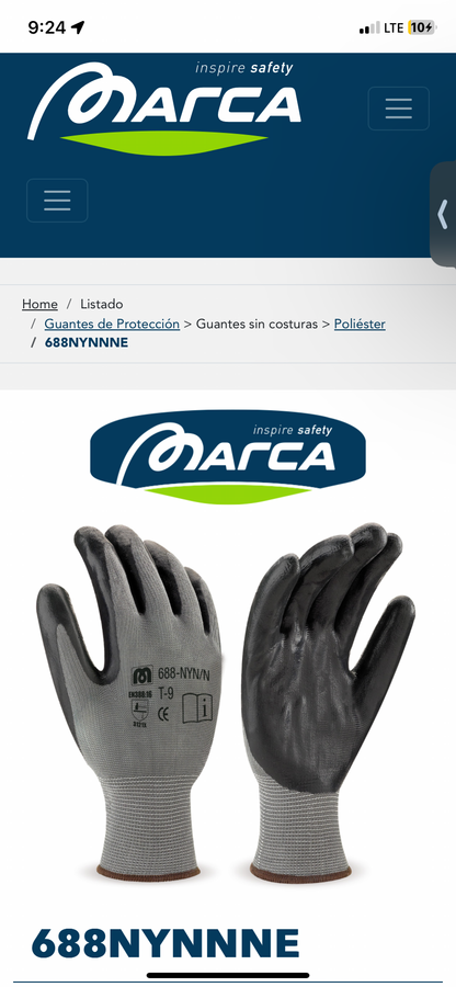 Guantes para trabajar