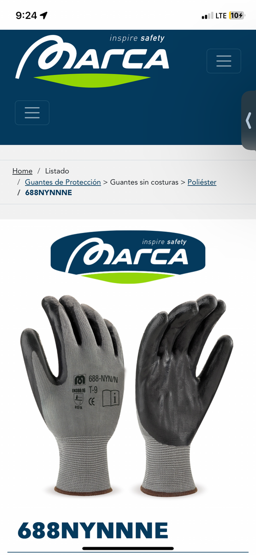 Guantes para trabajar